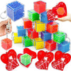 [ Filled Large Heart Box ] AMENON 28 Pack Valentines Gifts for Kids Classroom , 3D Maze Puzzle with Valentines Cards Sensory Fidget Toys Exchange Favors Kids Brain Teaser Game Keychain School Prizes