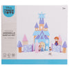 Disney Wooden Toys Frozen Arendelle Castle Block Set, 30+ Pieces Include Elsa, Anna, and Olaf Block Figures, Officially Licensed Kids Toys for Ages 3 Up by Just Play