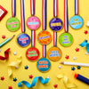 Gejoy Award Medals Assortment Medals for Awards for Kids Award Medals Assortment Olympic Style Plastic Winner Award Medals for Kids Sports Talent Show Gymnastic Birthday Party Favors (60 Pieces)