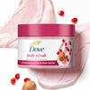 Dove Scrub Pomegranate & Shea Butter For Silky, Soft Skin Body Scrub Exfoliates and Provides Lasting Nourishment 10.5 oz