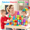 Feoxialy Magnetic Tiles for Kids Ages 3-5 4-8 STEM Educational Gifts Toys for 3 4 5 6 7+ Year Old Boys Girls Magnet Building Blocks Beginner Set Sensory Toddler Toys for Age 3-4 Christmas Birthday