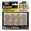 scotch felt pads 32 pcs beige, felt furniture pads for protecting hardwood floors, 1