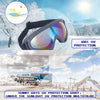 Dizywiee 2-Pack Kids Ski Goggles, Snowboard Goggles for Adult Youth Teens Boys & Girls, Winter Snow Sports Goggles