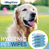 MAGICARE Pet Wipes - 400 pcs Dog Wipes - 8x8 Inch Unscented Dog Paw Cleaner Wipes for Body, Ears, Face, and Skin - Ultra Thick & Soft with Hypoallergenic Formula - Ideal Pet Wipes for Dogs & Cats