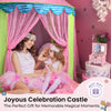 Tiny Land Princess-Tent with Star Lights & Carry Case, Pop Up Play-Tent, Princess Castle Indoor Playhouse, Foldable Kids Play Tent Outdoor, Toddler-Tent for Girls