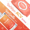 VeeFresh VeeDaily - VeeGentle Intimate Wash & VeeWipes ACV Sensitive Vee Bundle - Apple Cider Vinegar Infused Female Wipes for Women & Natural Feminine Wash for Sensitive Vees!