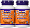 NOW Foods Vitamin D3 5000 Iu, 240-softgels (Pack of 2)