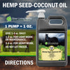 Silver Lining Herbs Hemp Seed Oil-Coconut Oil - All Natural Herbal Horse Oil - Source of Omega 3 Fatty Acids - Horse Health Support of the Immune System, Joints, and Cardiovascular System - 1 Gallon