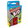 Hasbro Gaming Monopoly Bid Game,Quick-Playing Card Game for 4 Players,Game for Families and Kids Ages 7 and Up