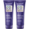 L'Oreal Paris Sulfate Free Purple Shampoo and Conditioner Set for blonde hair, EverPure 1 kit