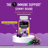 Airborne Elderberry + Zinc & Vitamin C Gummies For Adults, Immune Support Vitamin D & Zinc Gummies With Powerful Antioxidant Vitamins C D & E - 50 Gummies, Elderberry Flavor