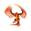 Schleich Eldrador , Lava Monster Mythical Creatures Toys for Kids, Fire Eagle Action Figure with Movable Wings, Ages 7+