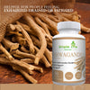 Simple Life Nutrition Organic Ashwagandha - Max Strength 1300MG Vegan Capsules - 100% Pure Non GMO Root Powder with Natural Black Pepper 60CT (Expiry -12/31/2025)