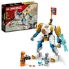 LEGO NINJAGO Zanes Power Up Mech EVO Action Figure with Cobra Snake and Zane Minifigure, 71761 Collectible Mission Banner Series, Ninja Toys for Kids