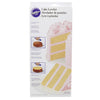 Wilton Adjustable Cake Leveler for Leveling and Torting, 12 x 6.25-Inch, White/Purple