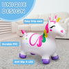 JOYIN Bouncy Unicorn Horse, Kids Ride On Bouncer, Toddler Girl Bouncing Animal Hopper, Inflatable Hopping Toy for Birthday Gift, 18 Months 2 3 4 5 Year Old Kids Toddlers Boys Girls