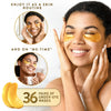 Under Eye Patches for Puffy Eyes and Dark Circle (36 Pairs) with Pure Collagen and 24K Gold - Gold Eye Gel Pads for Reducing Eye Bags, Wrinkles and Fine Lines - Under Eye Mask for Puffiness and Bags