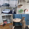 BNOSDM Cat Cage Indoor, Detachable Metal Small Animal Cage DIY Design Black Kitten Playpen for Pet Puppies Ferret Rabbit Hedgehog Guinea Pig