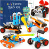 STEM Kits for Kids Age 6-8, Crafts for Boys 8-12, Craft Projects Activities Car Building Kit, Electronic Engineering Toys Science Gifts, Build Robot DIY Activity for Boy Ages 6 7 8 9 10 11 12 + Years