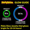 Glow Sticks Bulk Party Favors 100pk - 8