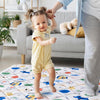 Premium Foam Baby Play Mat 6 ft x 4 ft, Extra Large Activity Playmats for Babies,Toddlers, Infants, Soft Thicker Sponge Baby Mat for Floor, Play & Tummy Time, Machine Washable for Easy Care