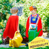 iROLEWIN Kids Fireman-Police-Doctor-Career-Day-Costume for Boys Girls Dress-Up Capes and Headbands as Role Play Party Favors