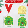 Loetere Ugly Xmas Sweater Medal Award 2.2 x 2.5 Inch for Ugly Sweater Party Decoration Contest Prizes Christmas Tree Ornament Necklace Jewelry for Xmas Party Supplies Hanging Medal(3 Pcs)