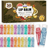 AZEN 30 Pack Lip Balm, Natural Lip Balm Bulk, Lip Care Product, Moisturizing Lip Balm for dry cracked lips