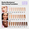 Revlon Illuminance Skin-Caring Liquid Foundation, Hyaluronic Acid, Hydrating and Nourishing Formula with Medium Coverage, 201 Creamy Natural (Pack of 1)