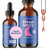 SleepBerry Liquid Melatonin for Kids - Natural Sleep Aid with Elderberry and Vitamin D - Boost Immune System While They Sleep (2 Fl oz)