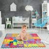 Suwimut Baby Foam Play Mat (36-Piece Set), 6.1x6.1 Inch Interlocking Alphabet and Numbers Floor Puzzle Colorful EVA Foam Puzzle Playmat Tiles for Crawling Baby, Infant, Toddlers