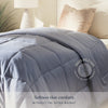 BELADOR Queen Comforter All-Season Duvet Insert Queen Size Bed Comforter - Down Alternative Comforters, Mid-Plush Lightweight Comforter, Box Quilted Siliconized Fiberfill Oeko-Tex Hotel Comforter