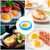 8 Pack Egg Ring, Silicone Round Egg Cooking Rings Non-Stick Frying Egg Maker Molds, 4inch/10cm Food Grade Egg Ring, Fit Fried Egg Or Pancake Rings, Multicolor