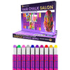Desire Deluxe Hair Chalk for Girls Makeup Kit of 10 Temporary Colour Pens Gifts, Great Toy for Kids Age 5 6 7 8 9 10 11 12 13 Years Old, 