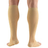 Truform 20-30 Mmhg Compression Stocking for Men & Women, Knee High Length, Open Toe, Beige, Large