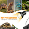 Reptile Heat Lamps, UVA/UVB Turtle Lamp,Turtle Aquarium Light, Heating Lamps with Cycle Timer, 360° Rotatable Basking Light for Lizard Turtle Snake Aquarium Aquatic Plants,2 Basking Bulbs (E27,110V)