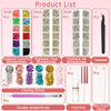 Face Gems Glitter with Glue Face Rhinestones for Makeup Jewels Eye Gems Tweezers Makeup Accessories Hair Body Glitter