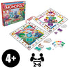 Hasbro Gaming Monopoly Junior Board Game, 2-Sided Gameboard, 2 Games in 1, Monopoly Game for Younger Kids Ages 4 and Up, Kids Games for 2 to 6 Players