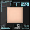 Maybelline Fit Me Matte + Poreless Pressed Face Powder Makeup & Setting Powder, Natural Ivory, 1 Count