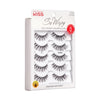 KISS So Wispy, False Eyelashes, Style #11', 12 mm, Includes 5 Pairs Of Lashes, Contact Lens Friendly, Easy to Apply, Reusable Strip Lashes, Glue On, Mulitpack