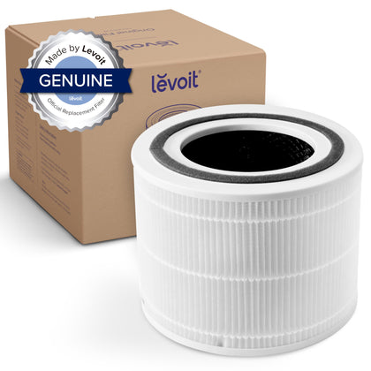 LEVOIT Core 300 Air Purifier Replacement Filter, 3-In-1 Filter, Efficiency Activated Carbon, Core300-RF, 1 Pack, White