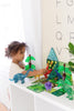 MAGNA-TILES Dino World XL 50-Piece Magnetic Construction Set, The ORIGINAL Magnetic Building Brand