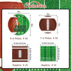 Football Party Supplies Kit Serve 50,Includes Touchdown Dinner Plates, Dessert Plates and Napkins for Football Birthday Party Football Gameday Tailgate Party Decorations