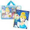 Disney Princess Magnetic Dress Up Doll Figure for Girls ~ Cinderella Bundle with 35 Magnetic Wardrobe Accessories, Storybook, Stickers, and Tote Bag (Princess Activity Set for Kids)