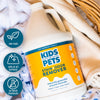 KIDS 'N' PETS - Instant All-Purpose Stain & Odor Remover - 128 fl oz (Packaging May Vary) - Permanently Eliminates Tough Stains & Odors - Even Urine Odors - No Harsh Chemicals, Non-Toxic & Child Safe