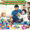 NVHH 100PCS Magnetic Tiles Oversize Magnetic Building Blocks for Kids Ages 4-8, Educational Construction Toys for Toddlers 3-5, Birthday Gifts Toys for 3 4 5 6 7 8+Year Old Boys Girls