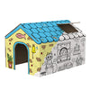 Bankers Box at Play Cat Playhouse, Cardboard Playhouse for Cats and Kids