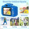 Kids Camera Waterproof Underwater Camera for 3-12 Year Old Boys Girls 2 Inch IPS Screen 1080P HD Digital Kids Video Camera Indoor Outdoor Action Cameras Best Christmas Birthday Gifts Dark Blue