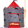 Kids Play Tent Knight Castle - Portable Kids Tent - Kids Pop Up Tent Foldable Into Carrying Bag - Childrens Play Tent For Indoor And Outdoor Use - Kids Playhouse Best Gift For Boys and Girls, Original