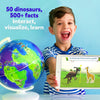 PlayShifu Interactive Dinosaur Toys - Orboot Dinos (Globe + App) 50 Dinosaurs, 500+ Facts | Educational Dinosaur Toys For Kids 5-7 | 4 5 6 7 8 year old Birthday Gifts (Works with tabs/mobiles)